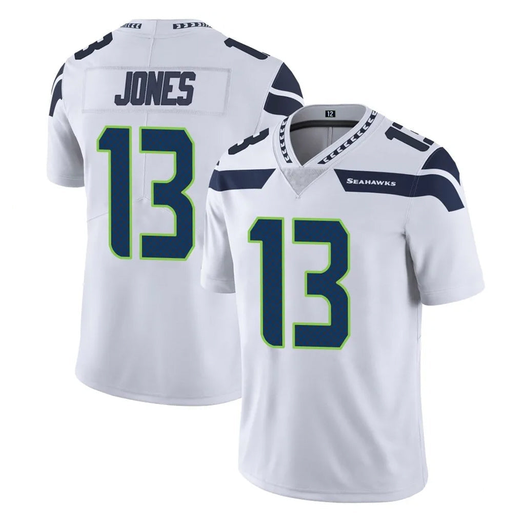 Rebec S.Seahawks #13 Ernest Jones IV Player White Limited Vapor Untouchable Home Game Stitched Jerseys