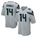 Rebec S.Seahawks #14 Sam Darnold Player Gray Home Game Stitched Jerseys