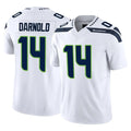 Rebec S.Seahawks #14 Sam Darnold Player White Limited Vapor F.U.S.E. Home Game Stitched Jerseys