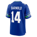S.Seahawks #14 Sam Darnold Royal Rebec Alternate Game Player Stitched Jerseys