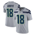 Rebec S.Seahawks #18 Elijah Arroyo Player Gray Limited Vapor Untouchable Home Game Stitched Jerseys