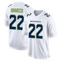 Rebec S.Seahawks #22 Rashid Shaheed Player White Tundra Fashion Home Game Stitched Jerseys