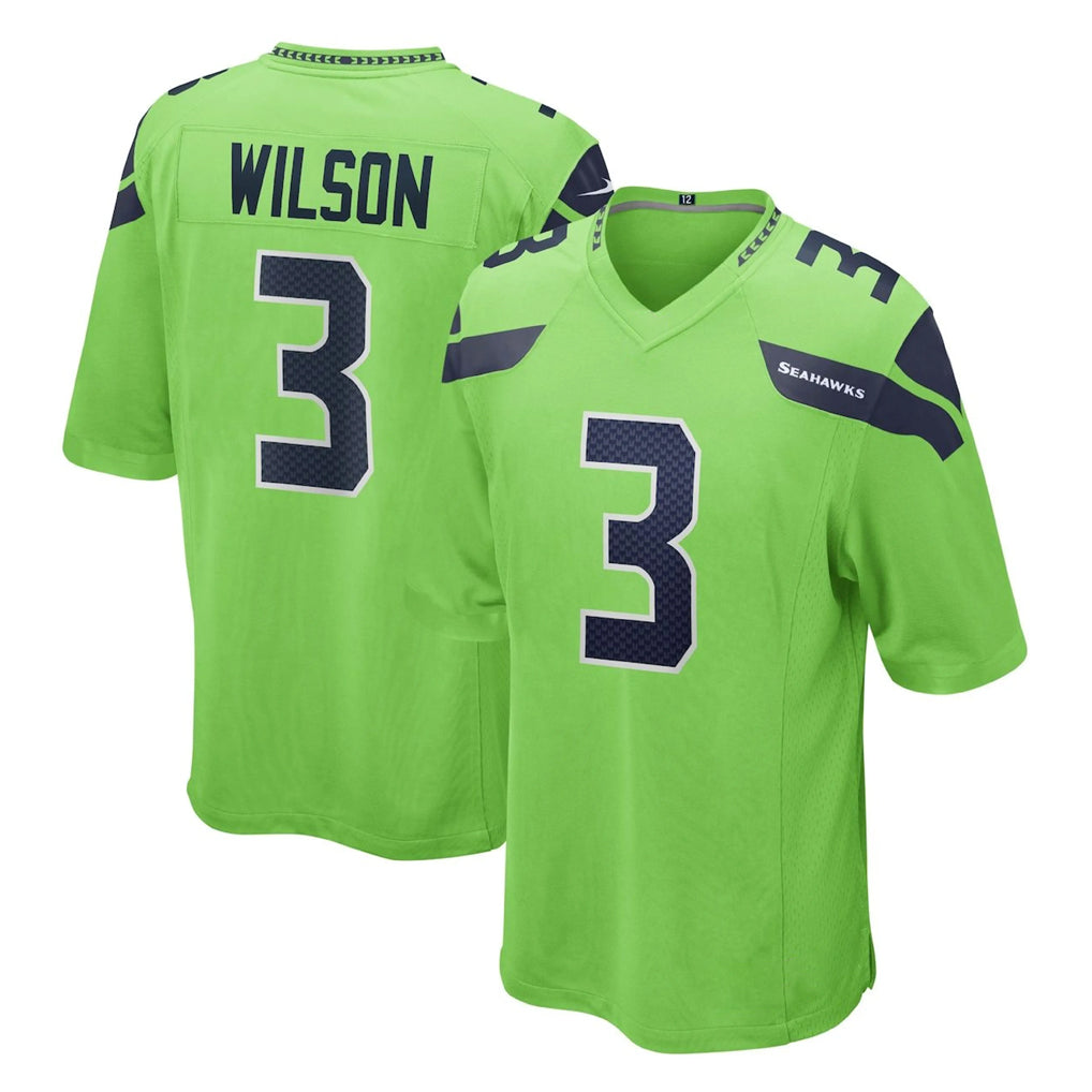 Rebec S.Seahawks #3 Nick Emmanwori Player Green Home Game Stitched Jerseys