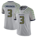 Rebec S.Seahawks #3 Nick Emmanwori Player Grey Limited 2025 Rivalries Collection Home Game Stitched Jerseys