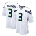 Rebec S.Seahawks #3 Nick Emmanwori Player White Home Game Stitched Jerseys
