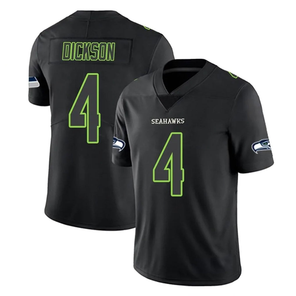 Rebec S.Seahawks #4 Michael Dickson Player Black Impact Limited Home Game Stitched Jerseys