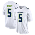 Rebec S.Seahawks #5 Jason Myers Player White Tundra Fashion Home Game Stitched Jerseys