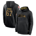 Rebec S.Seahawks #67 Charles Cross Player Black Salute to Service Hoodies Limited Game Stitched Jerseys