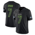 Rebec S.Seahawks #7 Uchenna Nwosu Player Black Impact Limited Home Game Stitched Jerseys