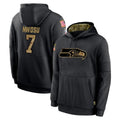 Rebec S.Seahawks #7 Uchenna Nwosu Player Black Salute to Service Hoodies Limited Game Stitched Jerseys