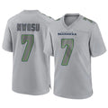 Rebec S.Seahawks #7 Uchenna Nwosu Player Gray Atmosphere Fashion Home Game Stitched Jerseys