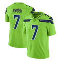Rebec S.Seahawks #7 Uchenna Nwosu Player Green Limited Color Rush Home Game Stitched Jerseys
