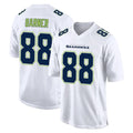 Rebec S.Seahawks #88 AJ Barner Player White Tundra Fashion Home Game Stitched Jerseys