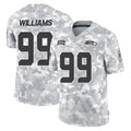 Rebec S.Seahawks #99 Leonard Williams Player Arctic Camo Limited Salute To Service Home Game Stitched Jerseys
