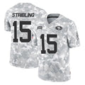 Rebec SF.49ers #15 De'Zhaun Stribling Player Arctic Camo Limited Salute To Service Home Game Stitched Jerseys