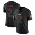 Rebec SF.49ers #2 Deommodore Lenoir Player Black Impact Limited Home Game Stitched Jerseys