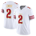Rebec SF.49ers #2 Deommodore Lenoir Player White 2025 Rivalries Collection Game Limited Stitched Jerseys