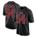 Rebec SF.49ers #54 Fred Warner Player Black Fashion Home Game Stitched Jerseys