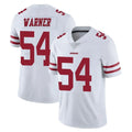 Rebec SF.49ers #54 Fred Warner Player White Limited Vapor Untouchable Home Game Stitched Jerseys