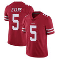 Rebec SF.49ers #5 Mike Evans Player Red Limited Vapor Untouchable Home Game Stitched Jerseys