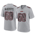 Rebec SF.49ers #68 Colton McKivitz Player Gray Atmosphere Fashion Home Game Stitched Jerseys
