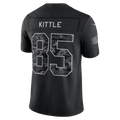 Rebec  SF.49ers #85 George Kittle Black 2026 Salute to Service Stitched Limited Jersey