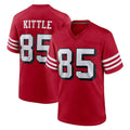 Rebec SF.49ers #85 George Kittle Player Red Limited Alternate Home Game Stitched Jerseys