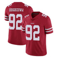 Rebec SF.49ers #92 Osa Odighizuwa Player Red Limited Vapor Untouchable Home Game Stitched Jerseys