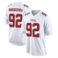 Rebec SF.49ers #92 Osa Odighizuwa Player White Fashion Home Game Stitched Jerseys