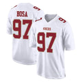 Rebec SF.49ers #97 Nick Bosa Player White Fashion Home Game Stitched Jerseys