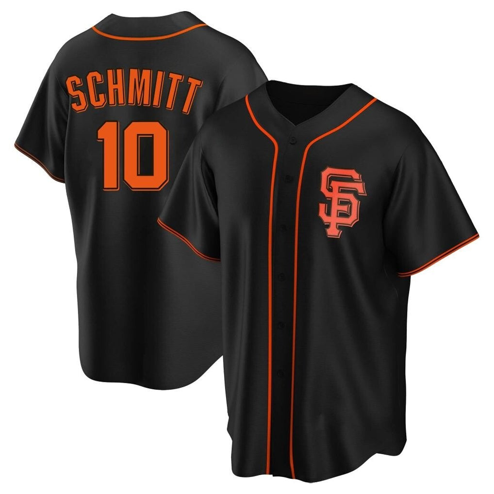 Rebec SF.Giants #10 Casey Schmitt Player  Black 2026 Home Game Stitched Jerseys
