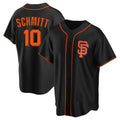 Rebec SF.Giants #10 Casey Schmitt Player  Black 2026 Home Game Stitched Jerseys