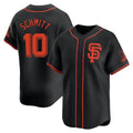 Rebec SF.Giants #10 Casey Schmitt Player  Black 2026 Home Limited Stitched Jerseys