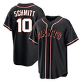 Rebec SF.Giants #10 Casey Schmitt Player Black Fashion Out Home Limited Stitched Jerseys