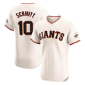 Rebec SF.Giants #10 Casey Schmitt Player Cream Home Limited Elite Stitched Jerseys