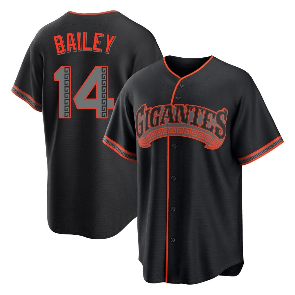 Rebec SF.Giants #14 Patrick Bailey Player Black Alternate Limited Stitched Jerseys