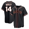 Rebec SF.Giants #14 Patrick Bailey Player Black Fashion Out Home Limited Stitched Jerseys