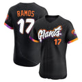 Rebec SF.Giants #17 Heliot Ramos Player Black 2025 City Connect Home Limited Elite Stitched Jerseys