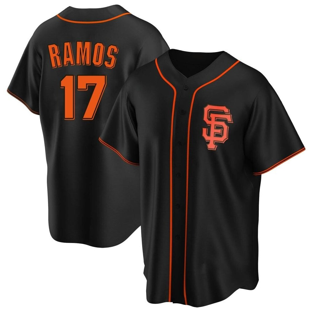 Rebec SF.Giants #17 Heliot Ramos Player Black 2026 Home Game Stitched Jerseys