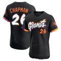 Rebec SF.Giants #26 Matt Chapman Player Black 2025 City Connect Home Limited Elite Stitched Jerseys