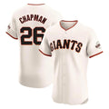 Rebec SF.Giants #26 Matt Chapman Player Cream Home Limited Elite Stitched Jerseys