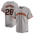 Rebec SF.Giants #26 Matt Chapman Player Gray Home Limited Stitched Jerseys