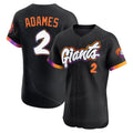 Rebec SF.Giants #2 Willy Adames Player Black 2025 City Connect Home Limited Elite Stitched Jerseys
