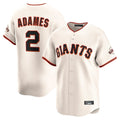 Rebec SF.Giants #2 Willy Adames Player Cream Home Limited Stitched Jerseys