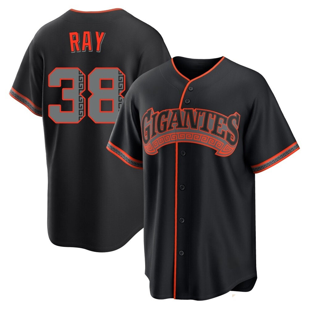 Rebec SF.Giants #38 Robbie Ray Player Black Alternate Limited Stitched Jerseys