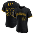 Rebec SF.Giants #38 Robbie Ray Player Black Snake Skin City Limited Elite Stitched Jerseys