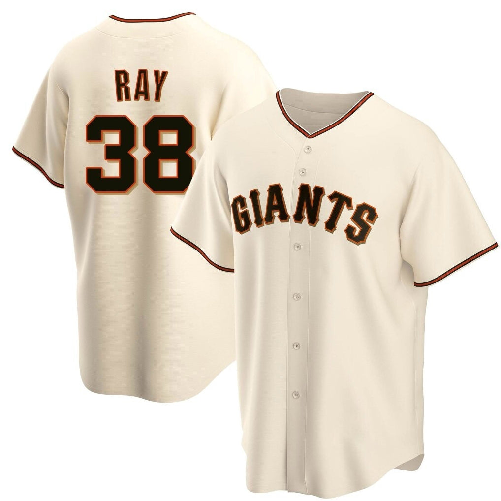 Rebec SF.Giants #38 Robbie Ray Player Cream Home Game Stitched Jerseys