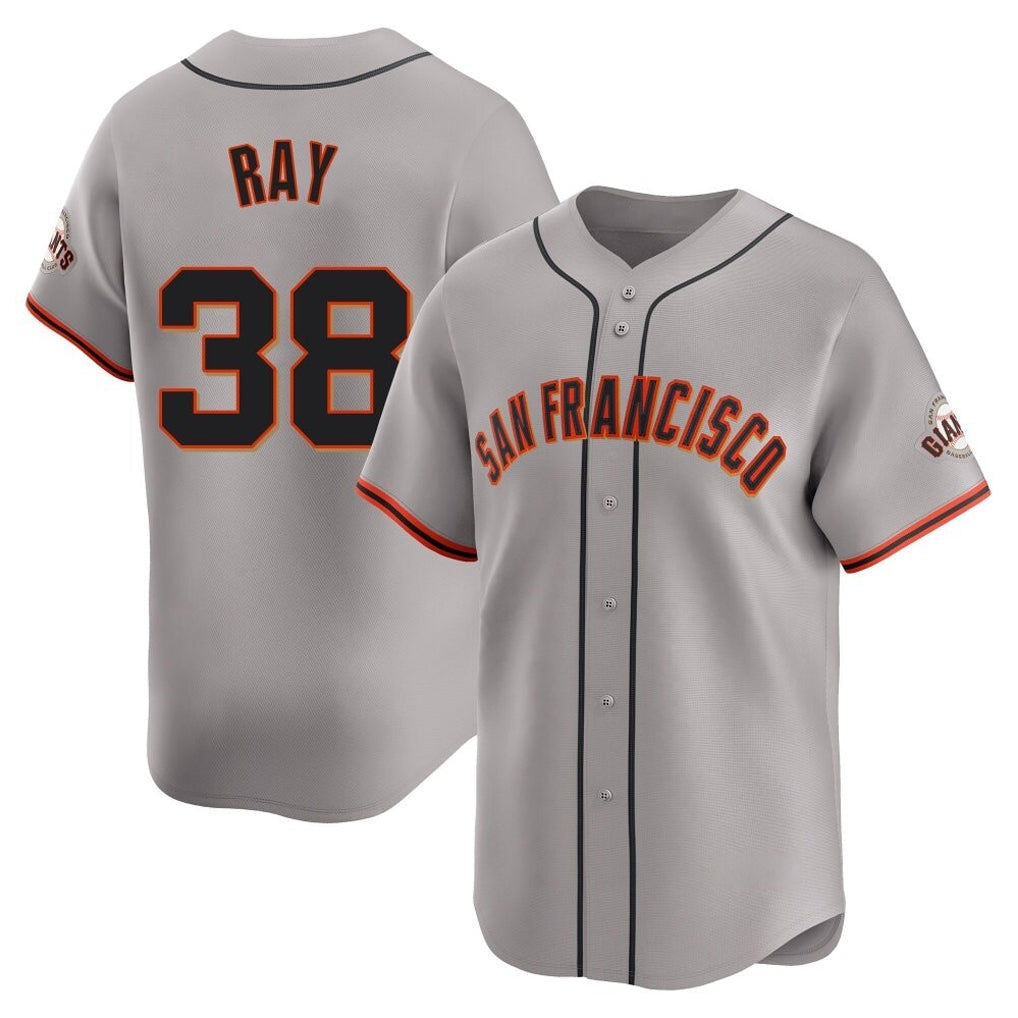 Rebec SF.Giants #38 Robbie Ray Player Gray Home Limited Stitched Jerseys
