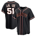 Rebec SF.Giants #51 Jung Hoo Lee Player Black Fashion Out Home Limited Stitched Jerseys