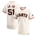 Rebec SF.Giants #51 Jung Hoo Lee Player Cream Home Limited Elite Stitched Jerseys